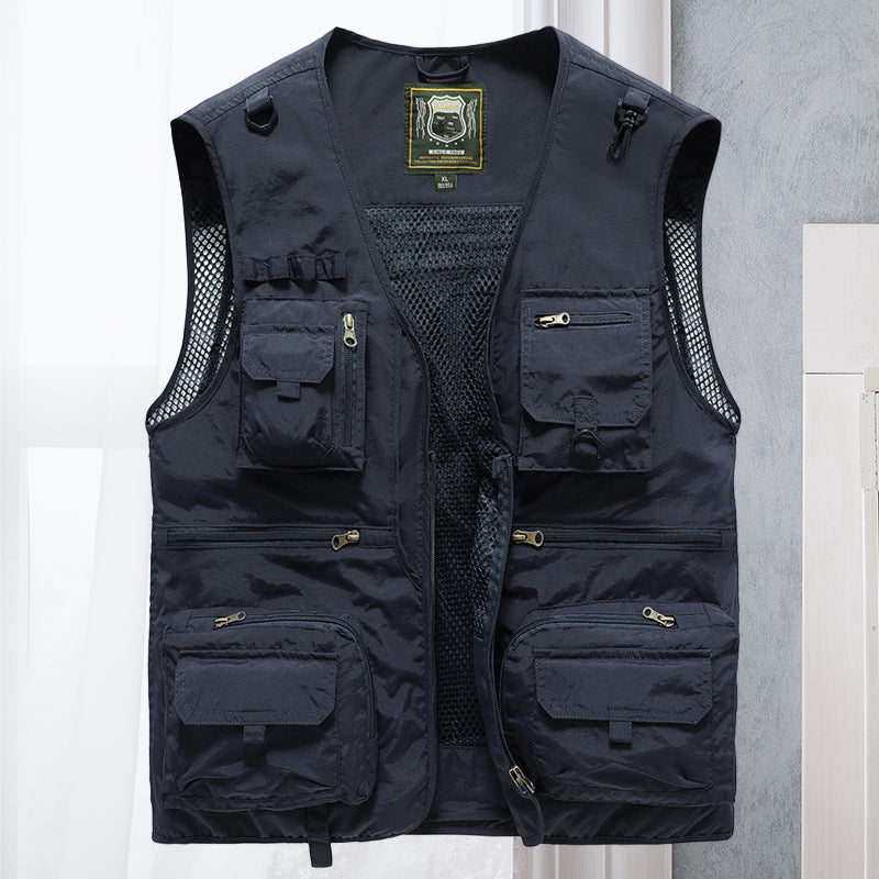 Tony™ - Gilet d'été avec plusieurs poches - Atelier Celeste Paris