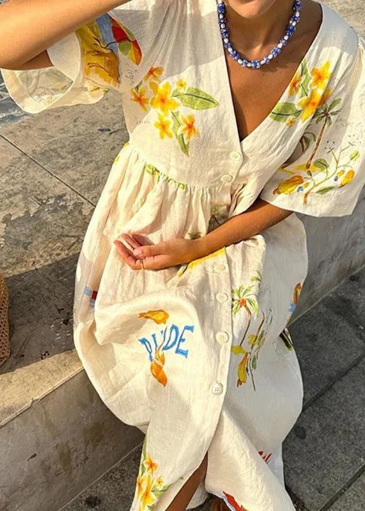 Ilona - Mediterranean Robe - Atelier Celeste Paris