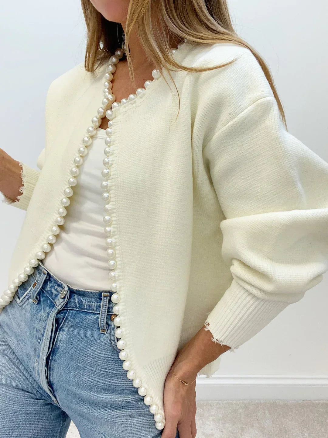 Amanda | Cardigan Perle