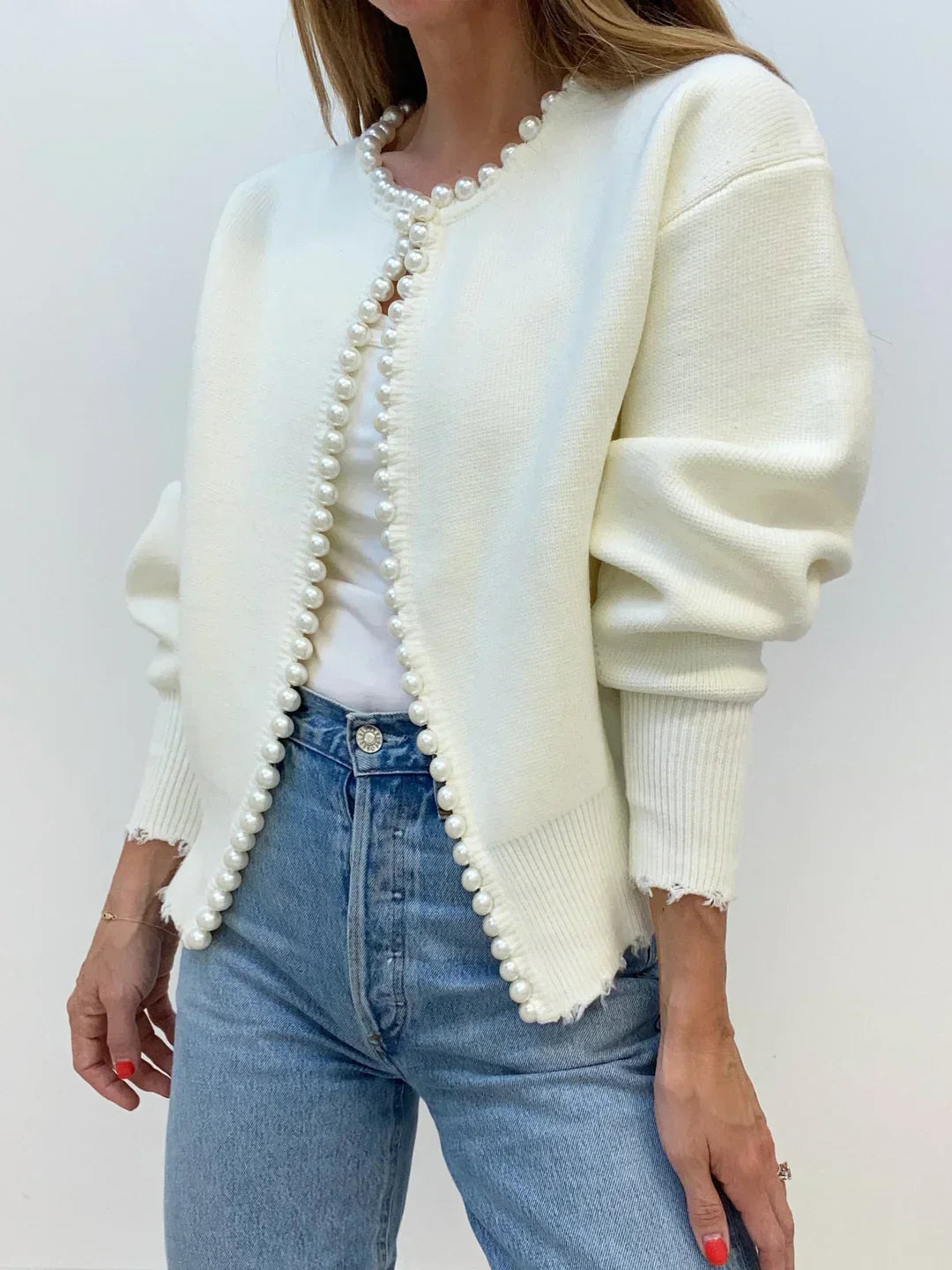 Amanda | Cardigan Perle