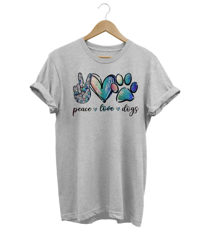 Peace, Love & Dogs T-Shirt - Atelier Celeste Paris