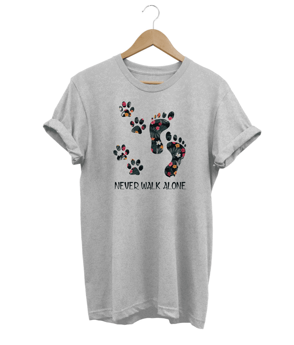 Paws | Never Walk Alone  T-shirt - Atelier Celeste Paris