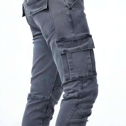 Jeans Pelli – Pantalons Cargo en Denim Extensible