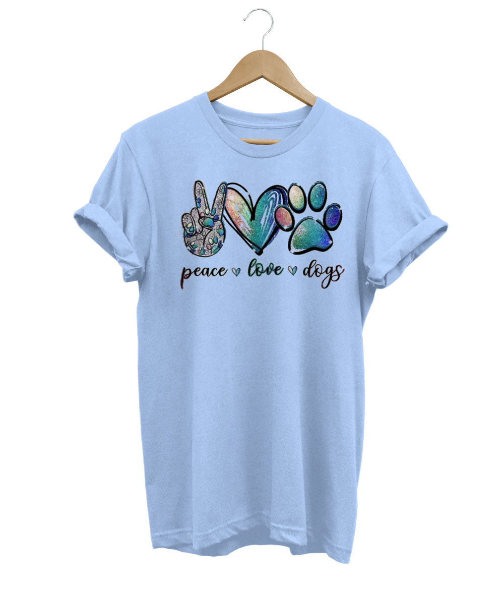 Peace, Love & Dogs T-Shirt - Atelier Celeste Paris