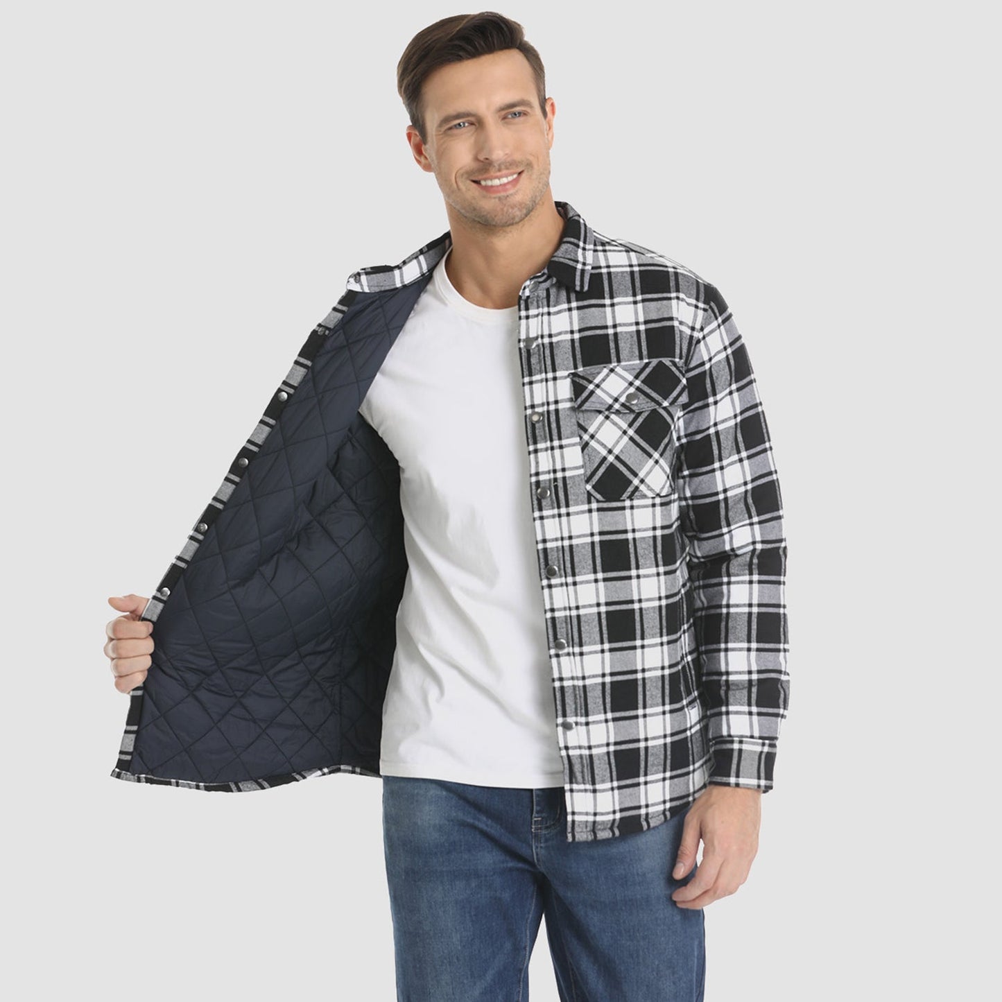 Jack™ | Veste en flanelle rayée