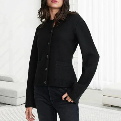 Yitty™ | Cardigan doux et luxueux avec patte de boutonnage