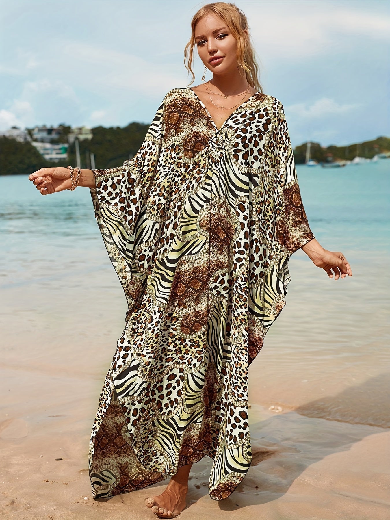 Bali | Robe Tropicale En Fibre De Bambou - Atelier Celeste Paris