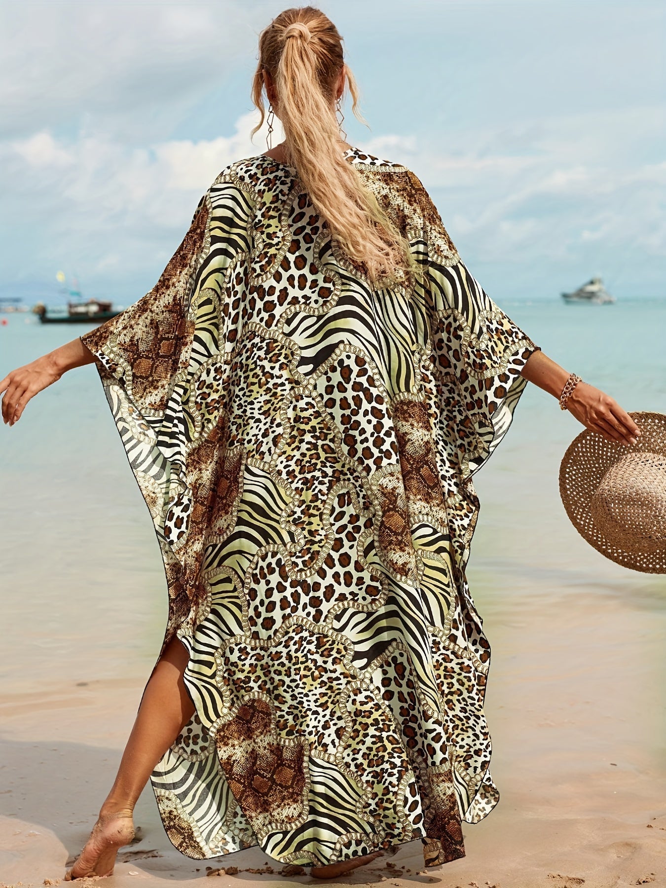 Bali | Robe Tropicale En Fibre De Bambou - Atelier Celeste Paris