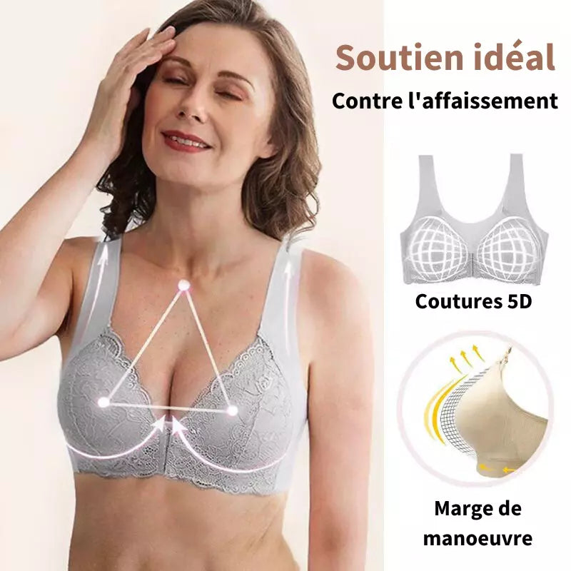 Janice | Soutien-gorge Sans Fil Galbant Avec Fermeture Frontale