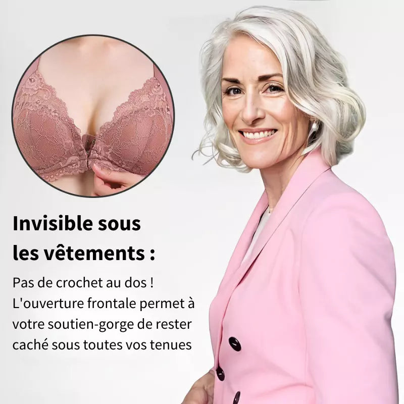 Janice | Soutien-gorge Sans Fil Galbant Avec Fermeture Frontale