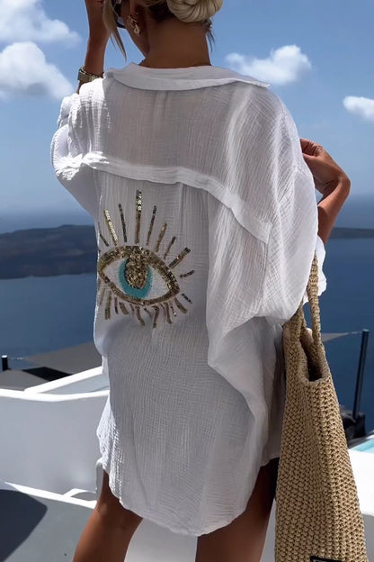 Mykonos | Chemisier Oversize - Atelier Celeste Paris