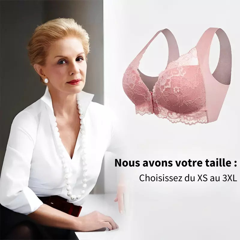 Janice | Soutien-gorge Sans Fil Galbant Avec Fermeture Frontale