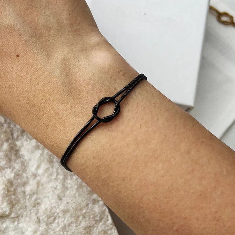 BRACELET VAHLERY À NŒUDS MINIMAL - Atelier Celeste Paris