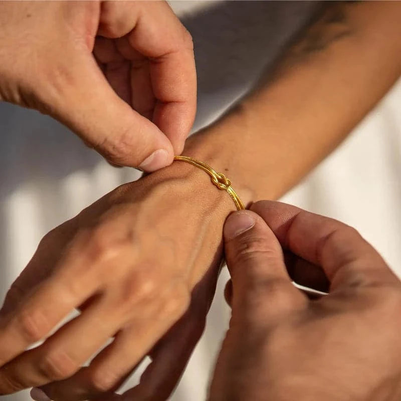 BRACELET VAHLERY À NŒUDS MINIMAL - Atelier Celeste Paris