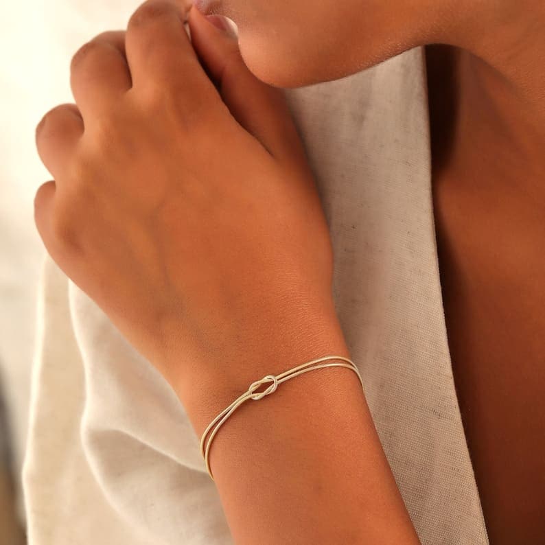 BRACELET VAHLERY À NŒUDS MINIMAL - Atelier Celeste Paris